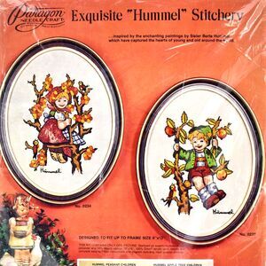 Vintage 1975 Paragon Hummel Stitchery Kit 0234 Apple Tree Girl Sealed NOS